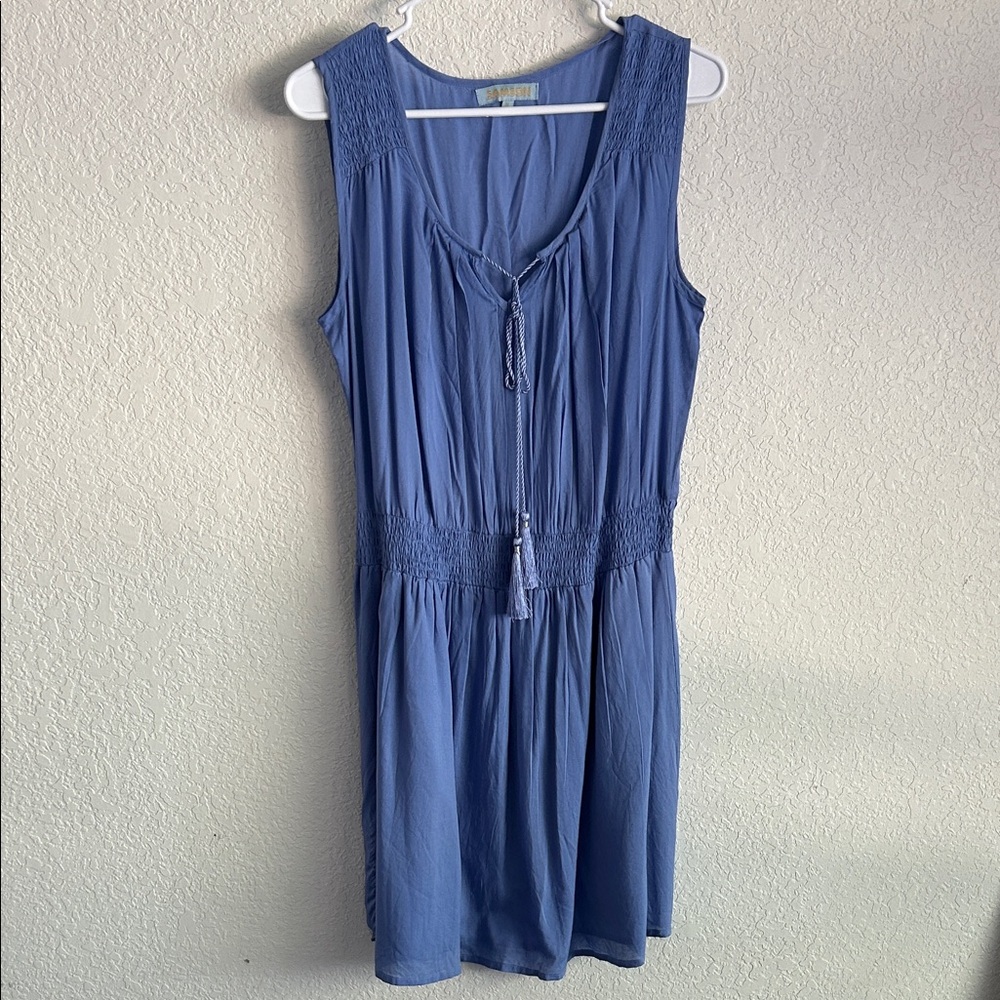 Blue Sleeveless Dress